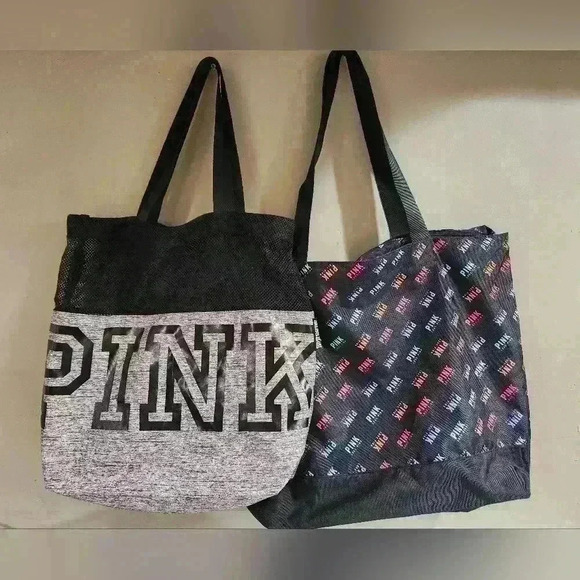 PINK Victoria's Secret Handbags - Pink Victoria's secret Tote bag bundle large and medium bags